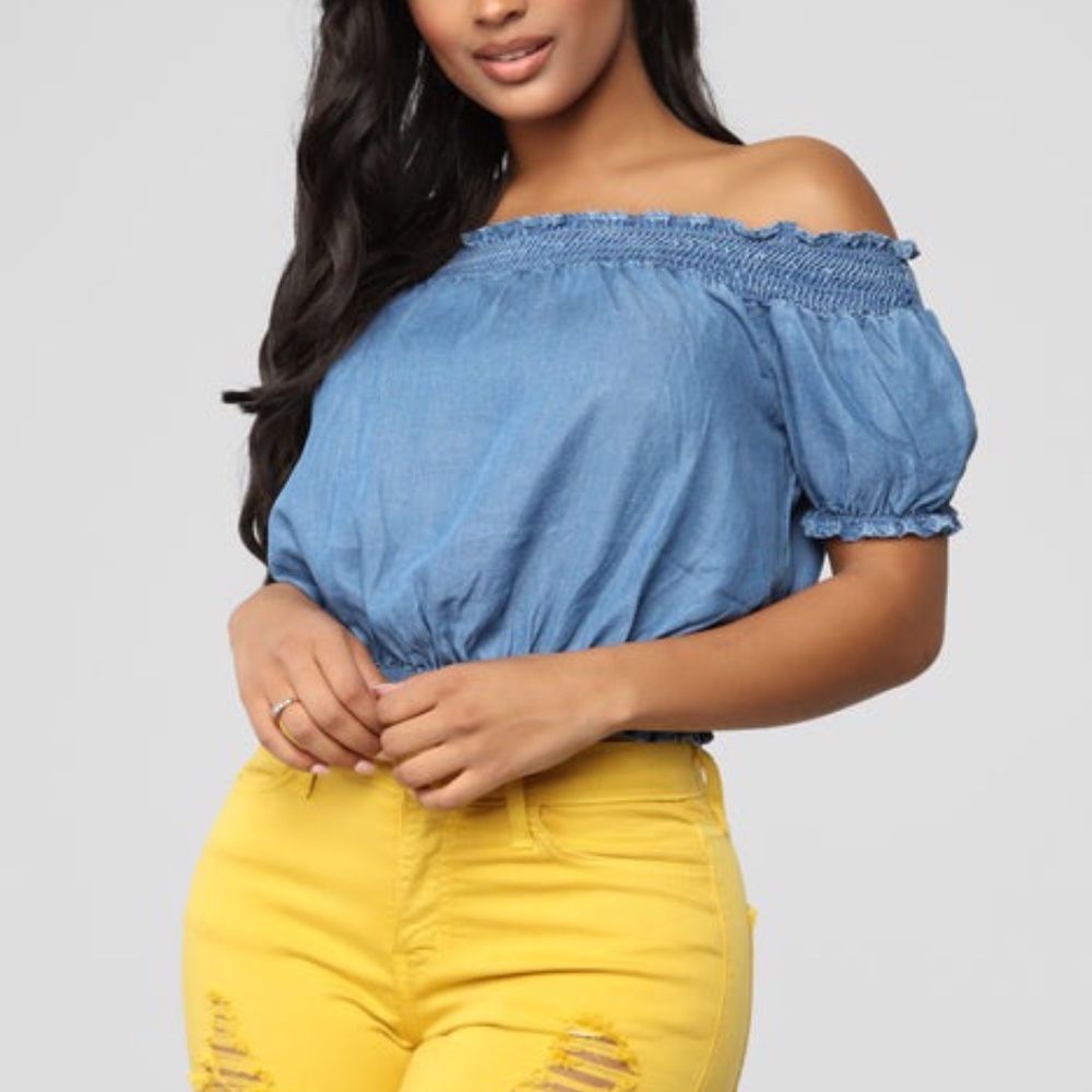 Let It Be Crop Top